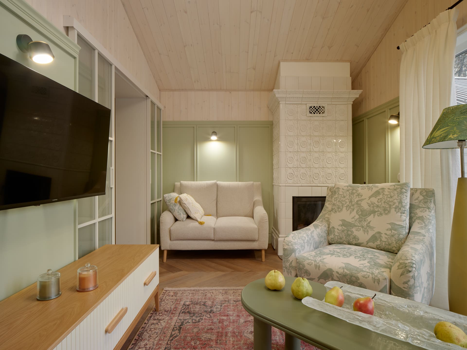 ЛДСП Lamarty в проекте «Дачный ответ» на НТВ. Потайная дверь, камин и кукушка.