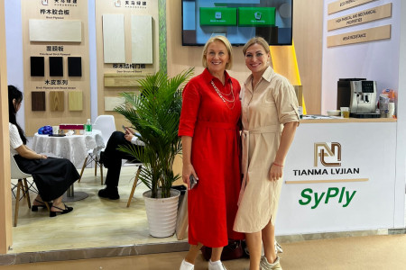  Syktyvkar Plywood Mill ltd. and Tianma Lvjian на Interzum Guangzhou 2024 | 2