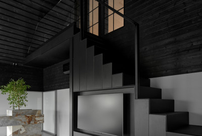 система хранения под лестницей (<a style='text-decoration:underline;' href='/lamarty/decors/black.html'>Черный</a>)