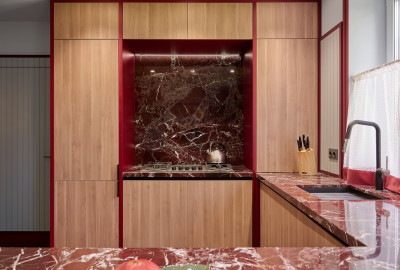 Кухонный гарнитур (<a style='text-decoration:underline;' href='/lamarty/decors/birch_marble.html'>Береза мраморная</a>)